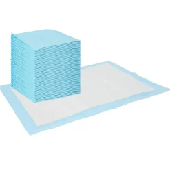 Niet-geweven stof huisdier trainingspad 50 pcs Blauw en Wit>vidaXL Clearance