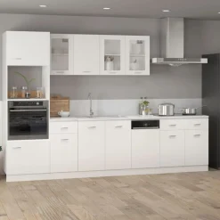 Kasten & Opbergmeubelen*vidaXL Onderkast met lade Lyon 80x46x81,5 cm bewerkt hout Wit