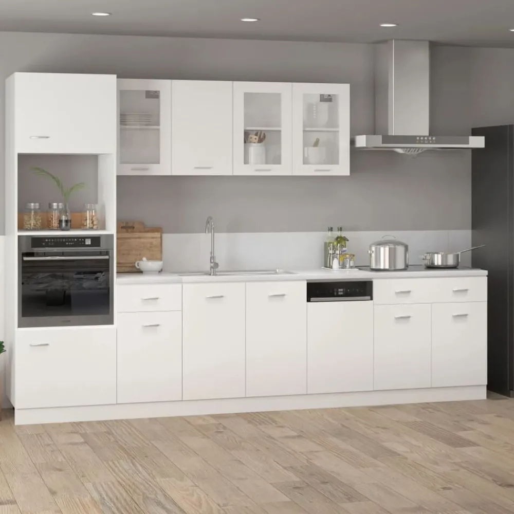 Kasten & Opbergmeubelen*vidaXL Onderkast met lade Lyon 80x46x81,5 cm bewerkt hout Wit