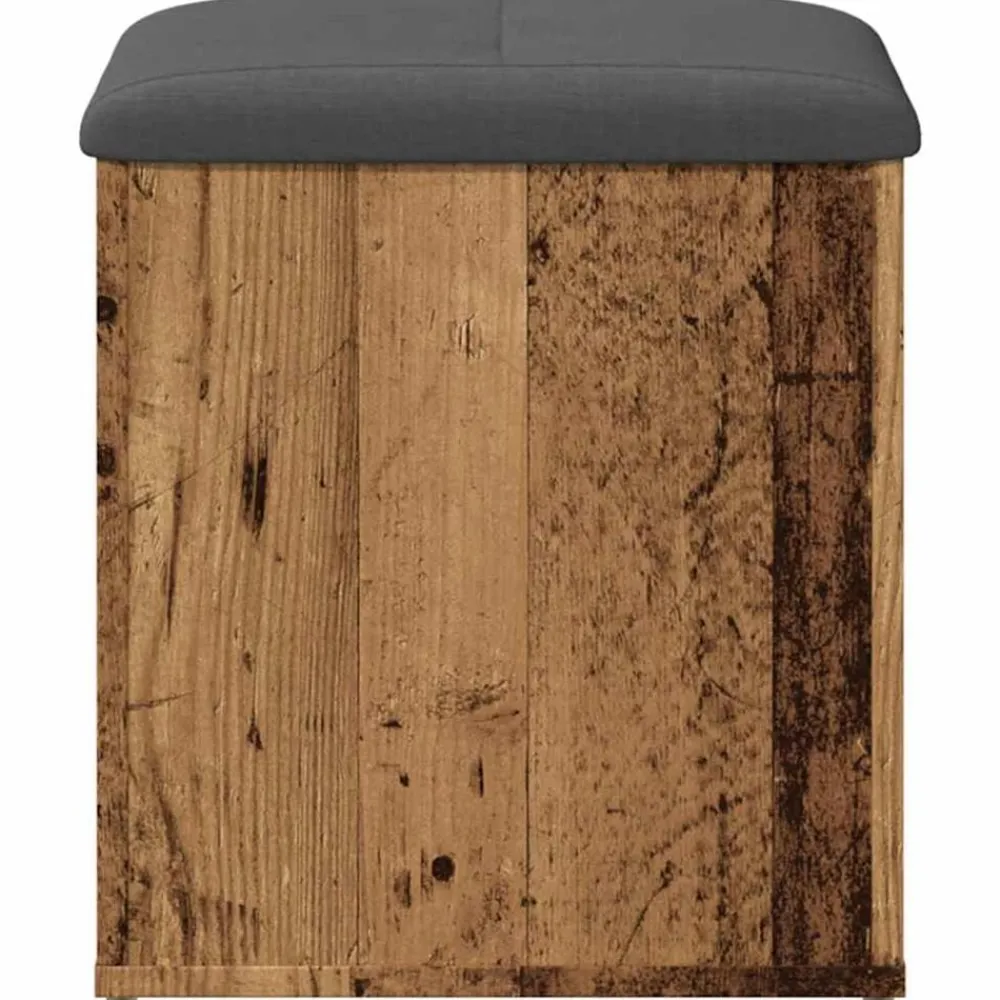 Opbergbank 42x42x45 cm bewerkt hout kleurig>vidaXL Sale