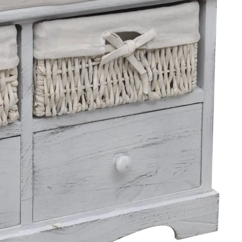 Opbergbank 62x33x42 cm paulowniahout wit>vidaXL Best