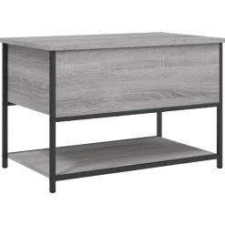 Opbergbankje 70x42,5x47 cm bewerkt hout eikenkleur>vidaXL Hot