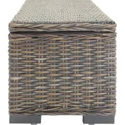 Opbergbox 110 cm natuurlijk kubu rattan en mahoniehout><noscript><img width=