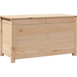 Kasten & Opbergmeubelen*vidaXL Opbergbox 80x40x45,5 cm massief grenenhout Naturel