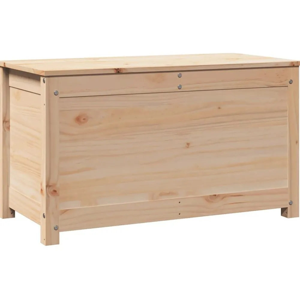 Kasten & Opbergmeubelen*vidaXL Opbergbox 80x40x45,5 cm massief grenenhout Naturel