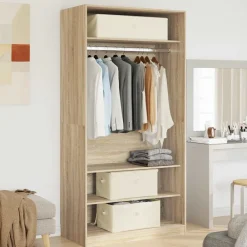 Huishoudelijke Benodigdheden*vidaXL Opbergbox 50x30x25 cm stof crèmekleurig Cr&egrave;me