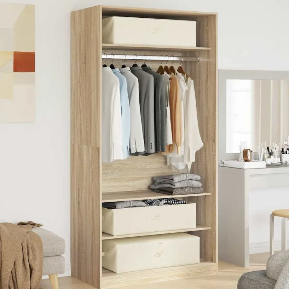 Huishoudelijke Benodigdheden*vidaXL Opbergboxen 2 st 43x34x23 cm stof crèmekleurig Crème