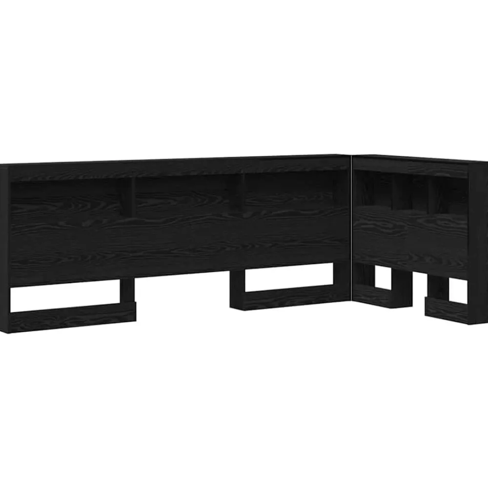 Opberghoofdbord met plank 80 cm Bewerkt hout>vidaXL Hot