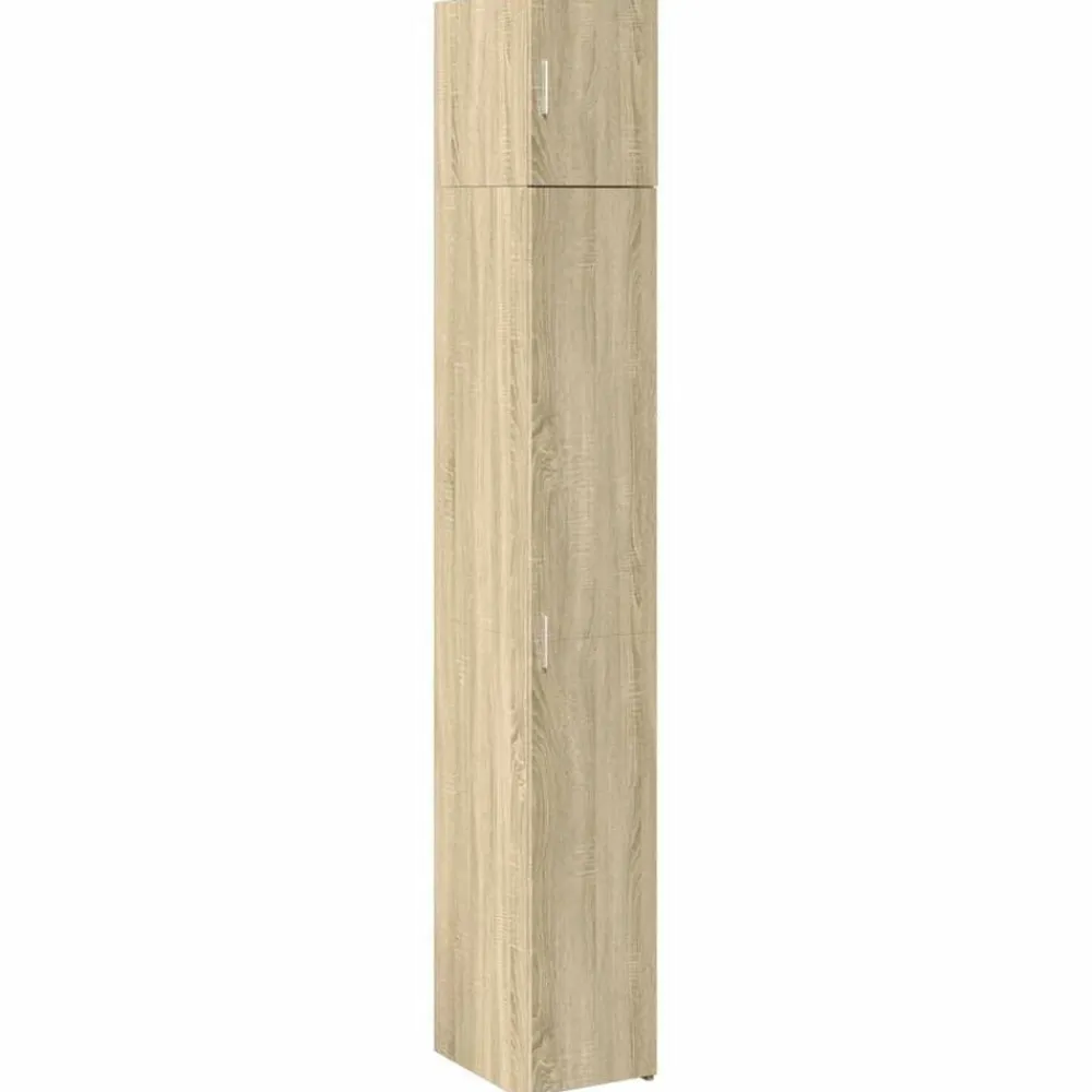 Opbergkast smal 30x42,5x225 cm bewerkt hout kleurig>vidaXL Online