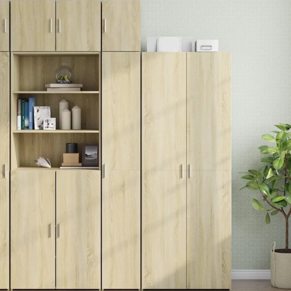 Opbergkast smal 30x42,5x225 cm bewerkt hout kleurig>vidaXL Online