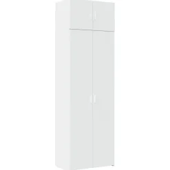 Opbergkast 70x42,5x225 cm bewerkt hout>vidaXL Outlet
