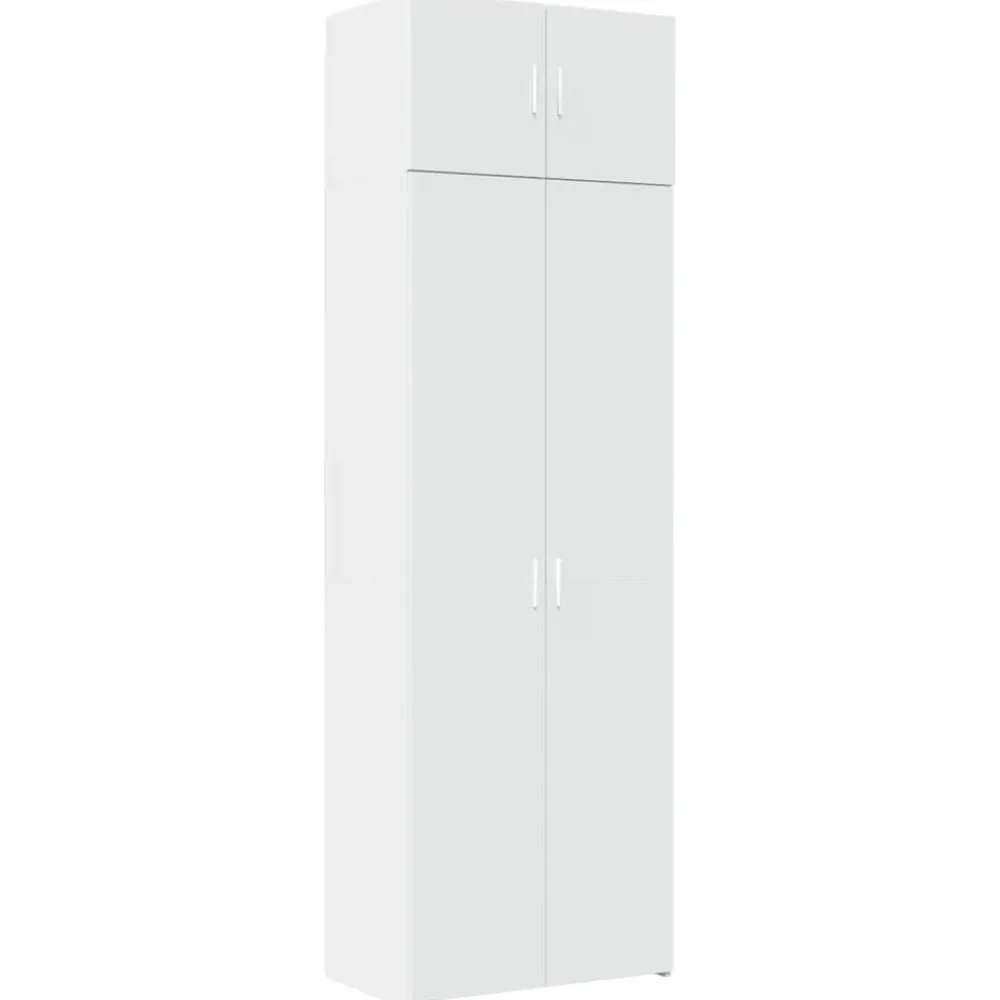 Opbergkast 70x42,5x225 cm bewerkt hout>vidaXL Outlet