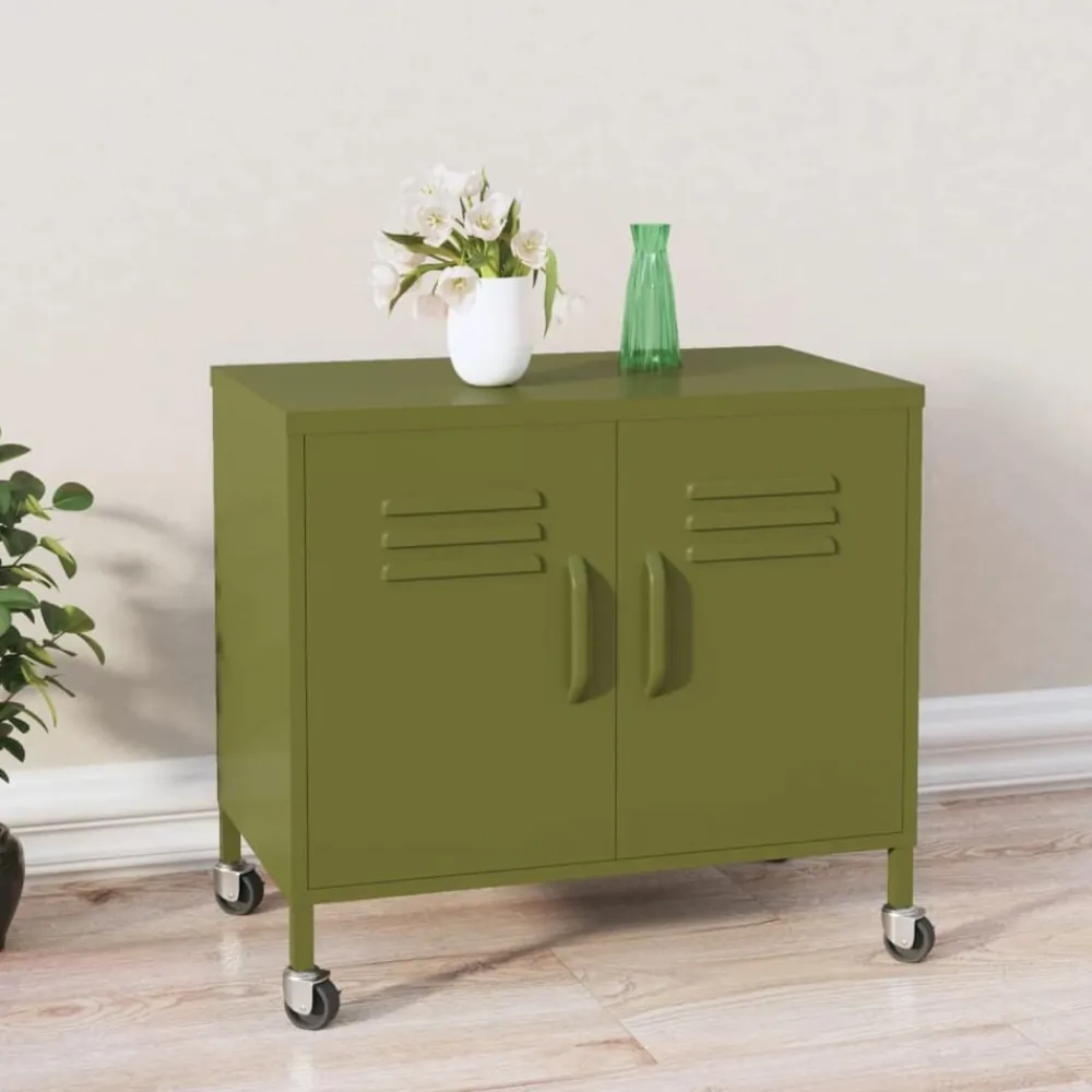 Opbergkast 60x35x56 cm staal>vidaXL Discount
