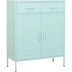 Opbergkast 80x35x101,5 cm staal mint>vidaXL Sale