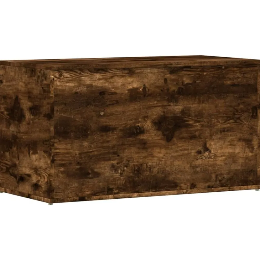 Opbergkist 84x42x46 cm bewerkt hout kleurig>vidaXL