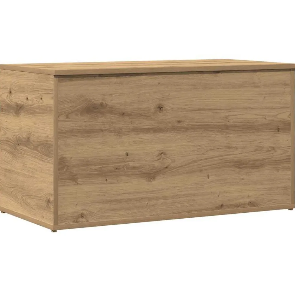 Kasten & Opbergmeubelen*vidaXL Opbergkist 84x42x46 cm bewerkt hout artisanaal eikenkleurig