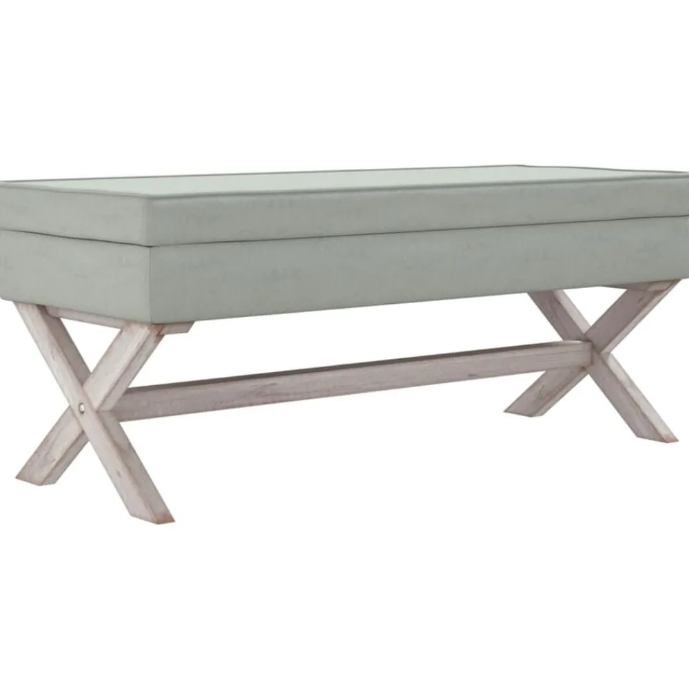 Opbergkruk 110x45x49 cm fluweel>vidaXL