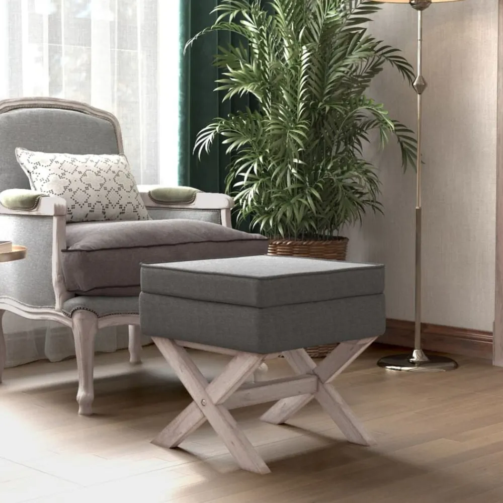 Opbergkruk 45x45x49 cm stof donker>vidaXL Outlet