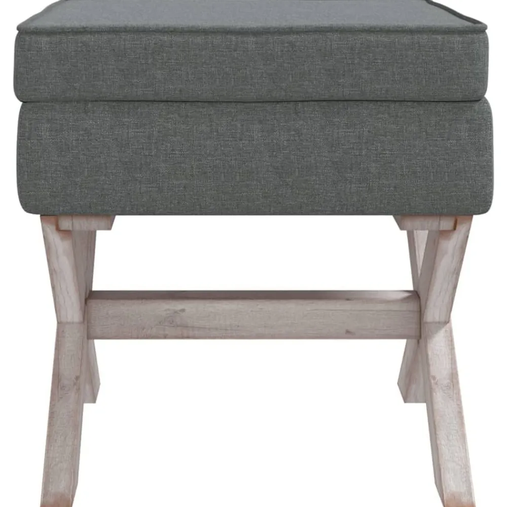 Opbergkruk 45x45x49 cm stof donker>vidaXL Outlet