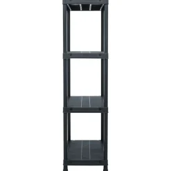 Opbergrek 100 kg 60x30x138 cm kunststof zwart><noscript><img width=