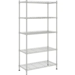 Opbergrek 5-laags 250 kg 90x35x180 cm kleurig>vidaXL Online