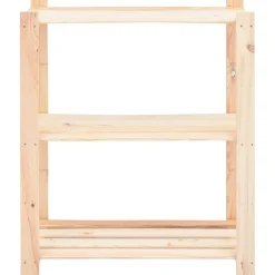 Industriële Opslag*vidaXL Opbergrek 3-laags 80x38x90 cm massief grenenhout 150 kg