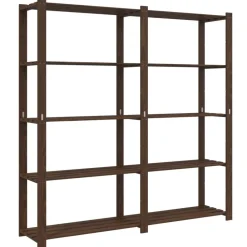 Industriële Opslag*vidaXL Opbergrek 5-laags 170x38x170 cm massief grenenhout Bruin