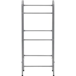 Industriële Opslag*vidaXL Opbergrek voor 3 kratten 50x33x116 staal zilverkleurig