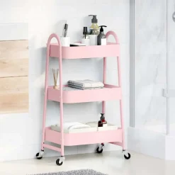 Opbergtrolley 3-laags 42x41,5x77 cm staal><noscript><img width=
