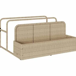 Opbergzak voor aan het zwembad, , 110x100x57 cm, polyrotan>vidaXL Outlet
