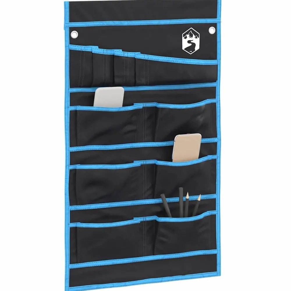 Opslagzak met opslag Zwart en Blauw 63,5 x 40 cm oxford>vidaXL Discount