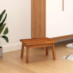 Stoelen*vidaXL Opstapkruk 38x26x22 cm massief acaciahout