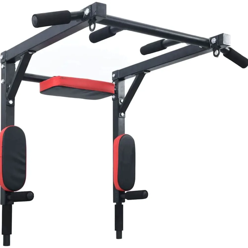 Optrekbar dipstation Zwart en Rood 89 x 59 x 70 cm>vidaXL Outlet