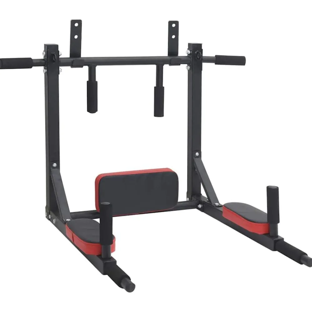 Optrekbar dipstation Zwart en Rood 89 x 59 x 70 cm>vidaXL Outlet