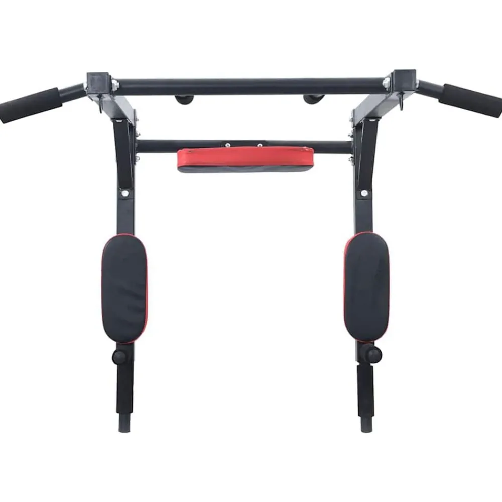 Optrekbar dipstation Zwart en Rood 89 x 59 x 70 cm>vidaXL Outlet