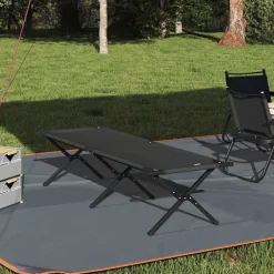 Opvouwbaar Camping Bed 193 x 69 x 45 cm Oxford stof>vidaXL Hot