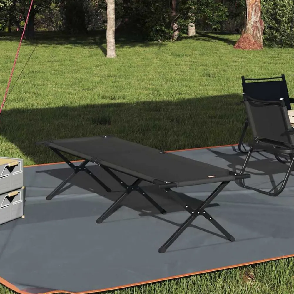 Opvouwbaar Camping Bed 193 x 69 x 45 cm Oxford stof>vidaXL Hot