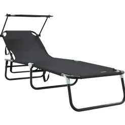 Opvouwbare zonnebed 190 x 57 x 81 cm oxford>vidaXL Sale