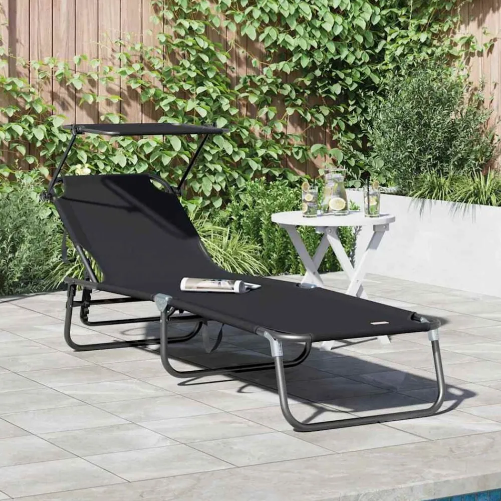 Opvouwbare zonnebed 190 x 57 x 81 cm oxford>vidaXL Sale