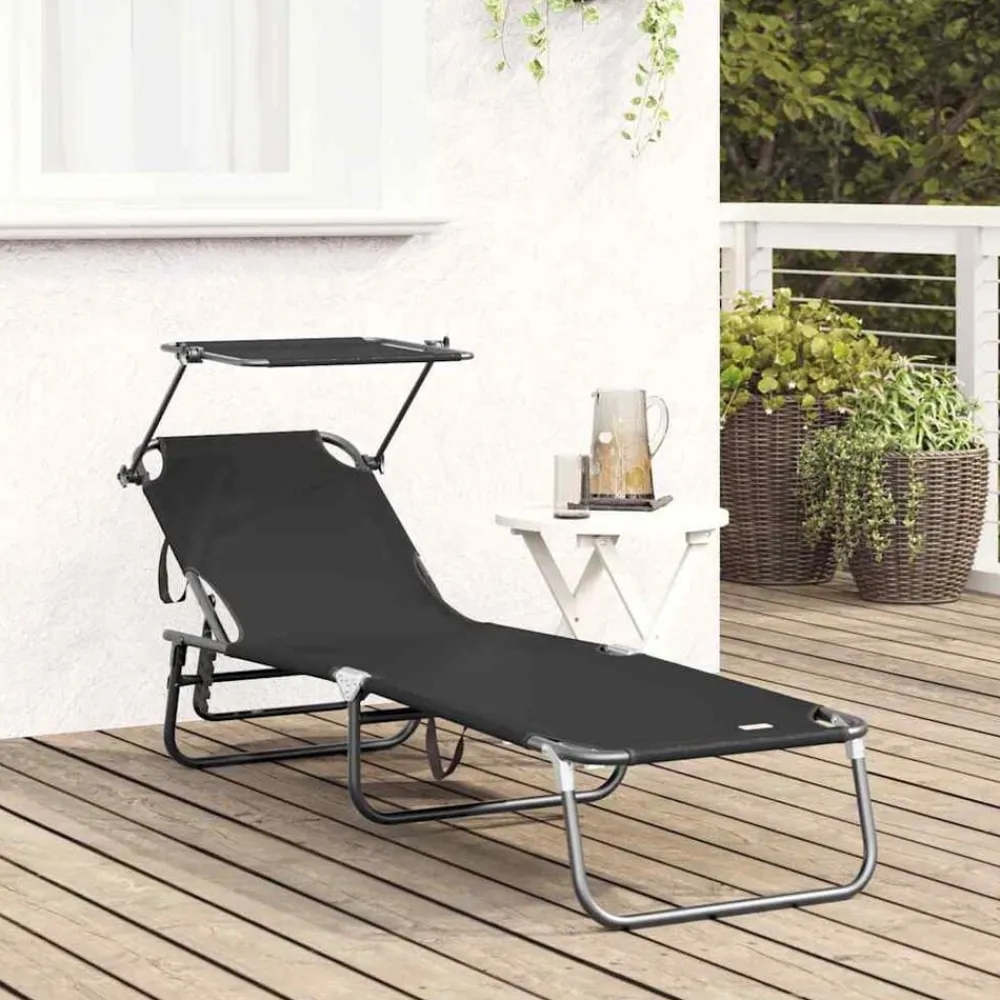 Opvouwbare zonnebed 190 x 57 x 81 cm oxford>vidaXL Sale