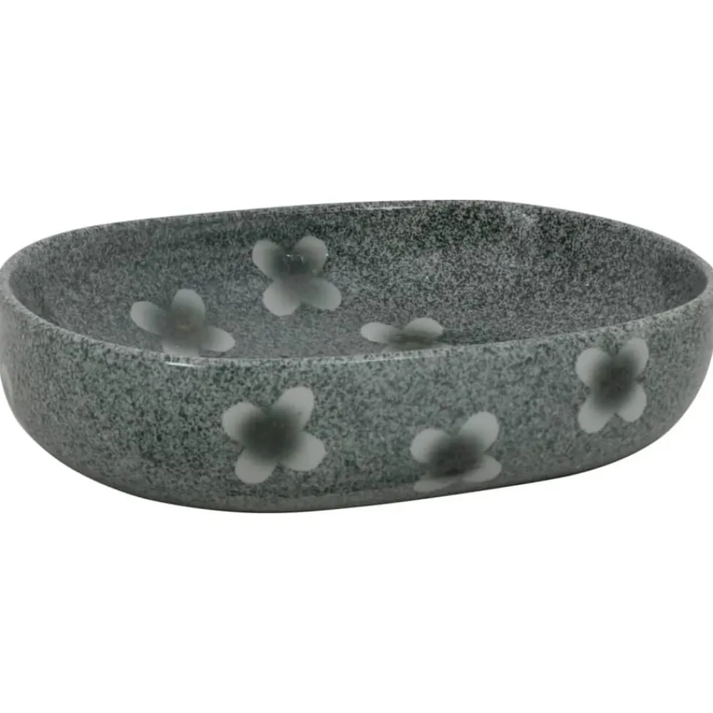 Sanitair & Loodgietersbenodigdheden*vidaXL Opzetwasbak ovaal 59x40x14 cm keramiek Blauw