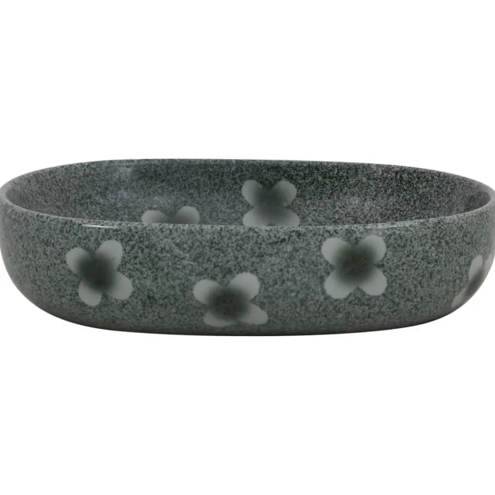Sanitair & Loodgietersbenodigdheden*vidaXL Opzetwasbak ovaal 59x40x14 cm keramiek Blauw