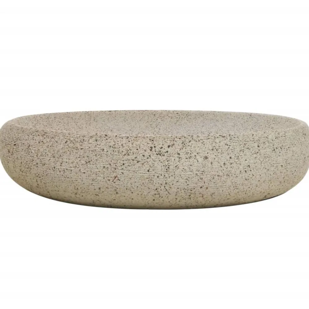 Opzetwasbak ovaal 59x40x15 cm keramiek kleurig>vidaXL Sale