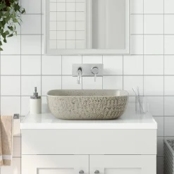 Opzetwasbak rechthoekig 48x37,5x13,5 cm keramiek>vidaXL Hot