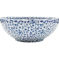 Sanitair & Loodgietersbenodigdheden*vidaXL Opzetwasbak rond Φ41x14 cm keramiek wit en Blauw