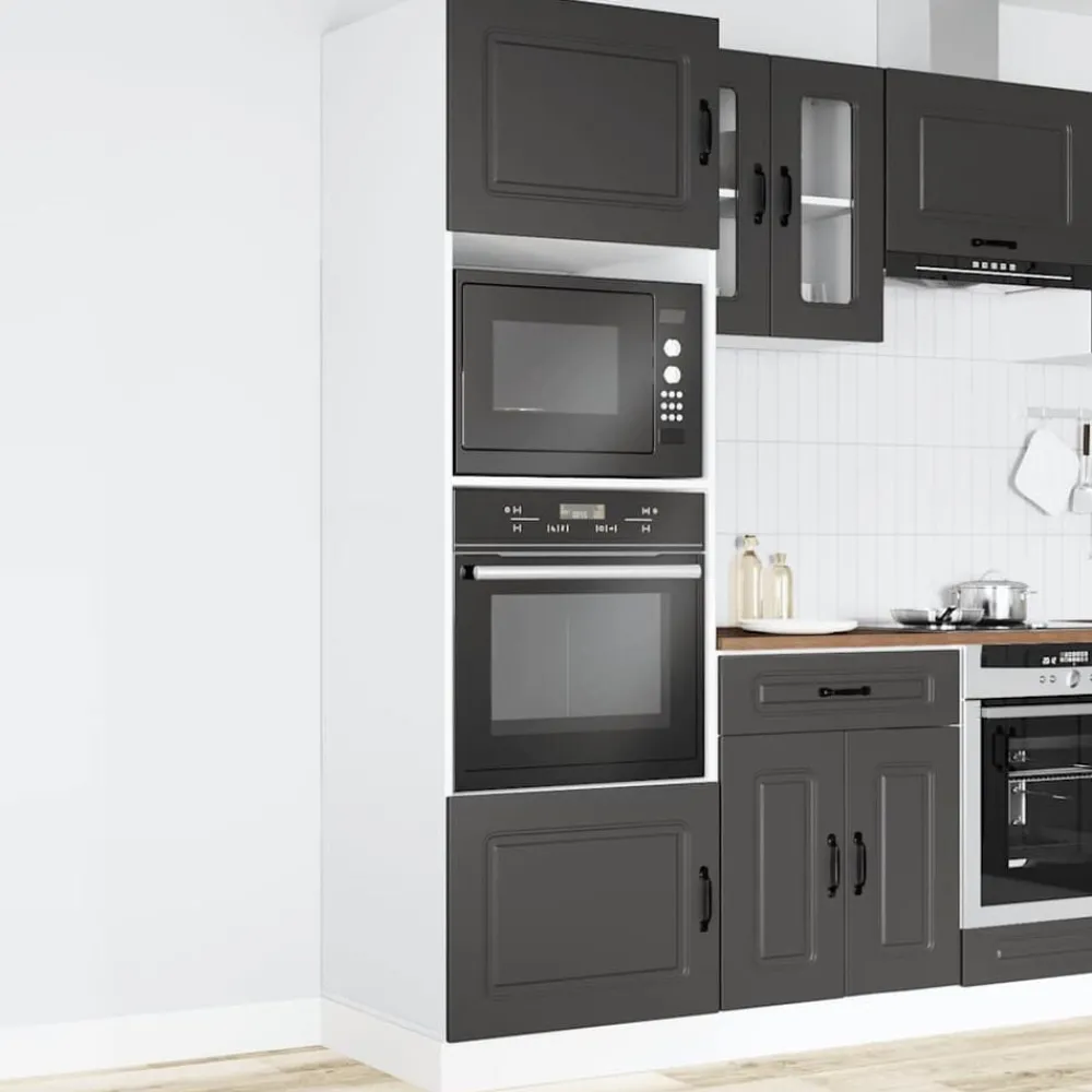 Ovenkasten 2 st Kalmar bewerkt hout>vidaXL Outlet