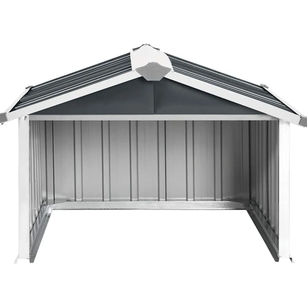 Overkapping voor robotmaaier 92x97x63 cm staal kleurig>vidaXL Outlet