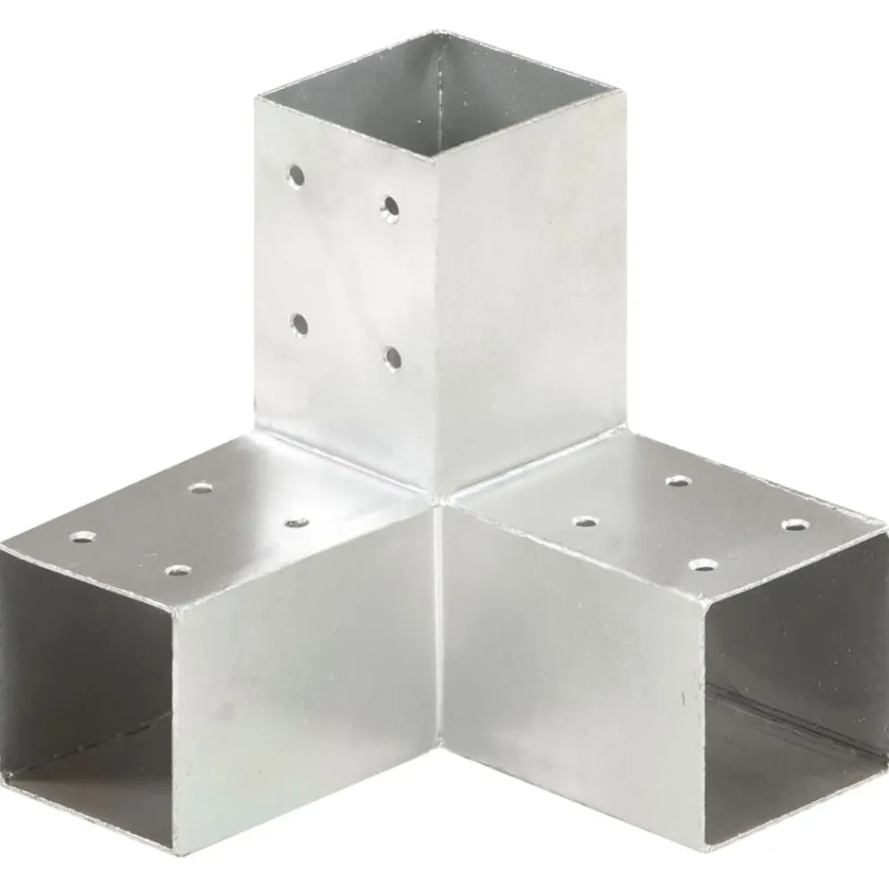 Paalverbinding Y-vorm 71x71 mm gegalvaniseerd metaal>vidaXL Best