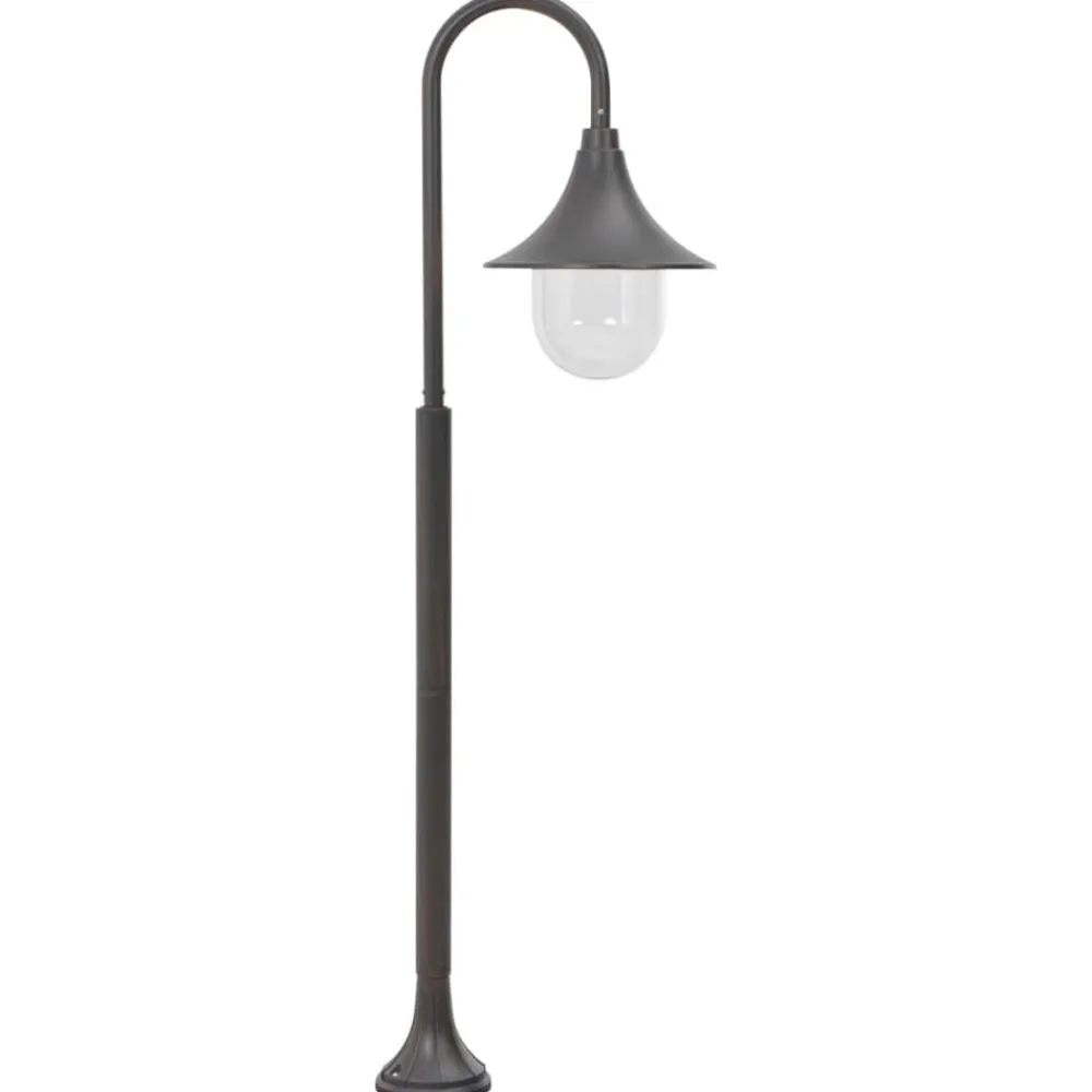 Paalverlichting tuin E27 120 cm aluminium>vidaXL Best