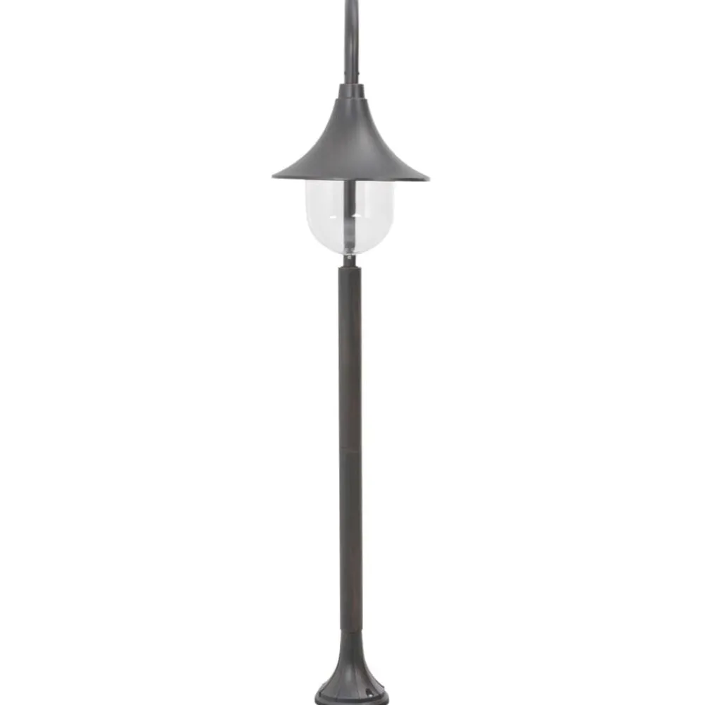Paalverlichting tuin E27 120 cm aluminium>vidaXL Best